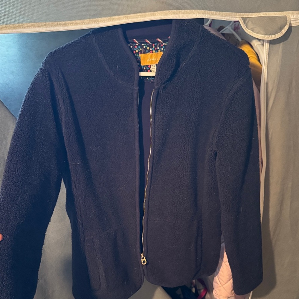 Joules Women's Navy Fleece Jacket